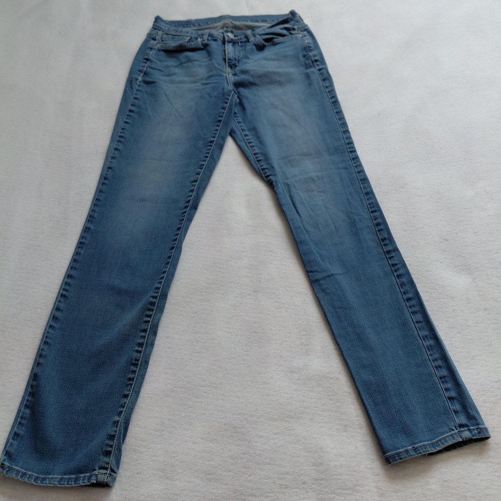Calvin Klein Ultimate Skinny Jeans Womens 8x32 Blue Medium Wash Stretch Denim